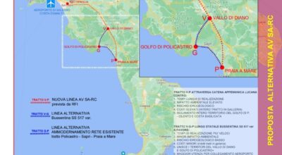 Progetto AV/AC Salerno – Reggio Calabria: Il Sindaco di Santa Marina chiede la modifica del progetto